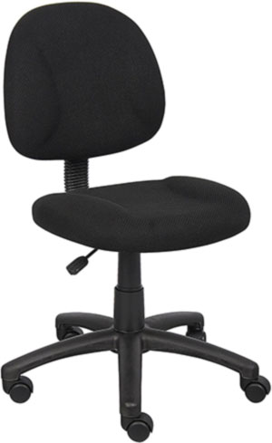 Boss Office Products Black Boss Office Deluxe Posture Chair